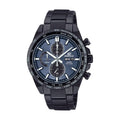 Casio Edifice EFR-574DC-2AVUDF Black Ion-Plated Blue Dial Analog Chronograph Men's Watch