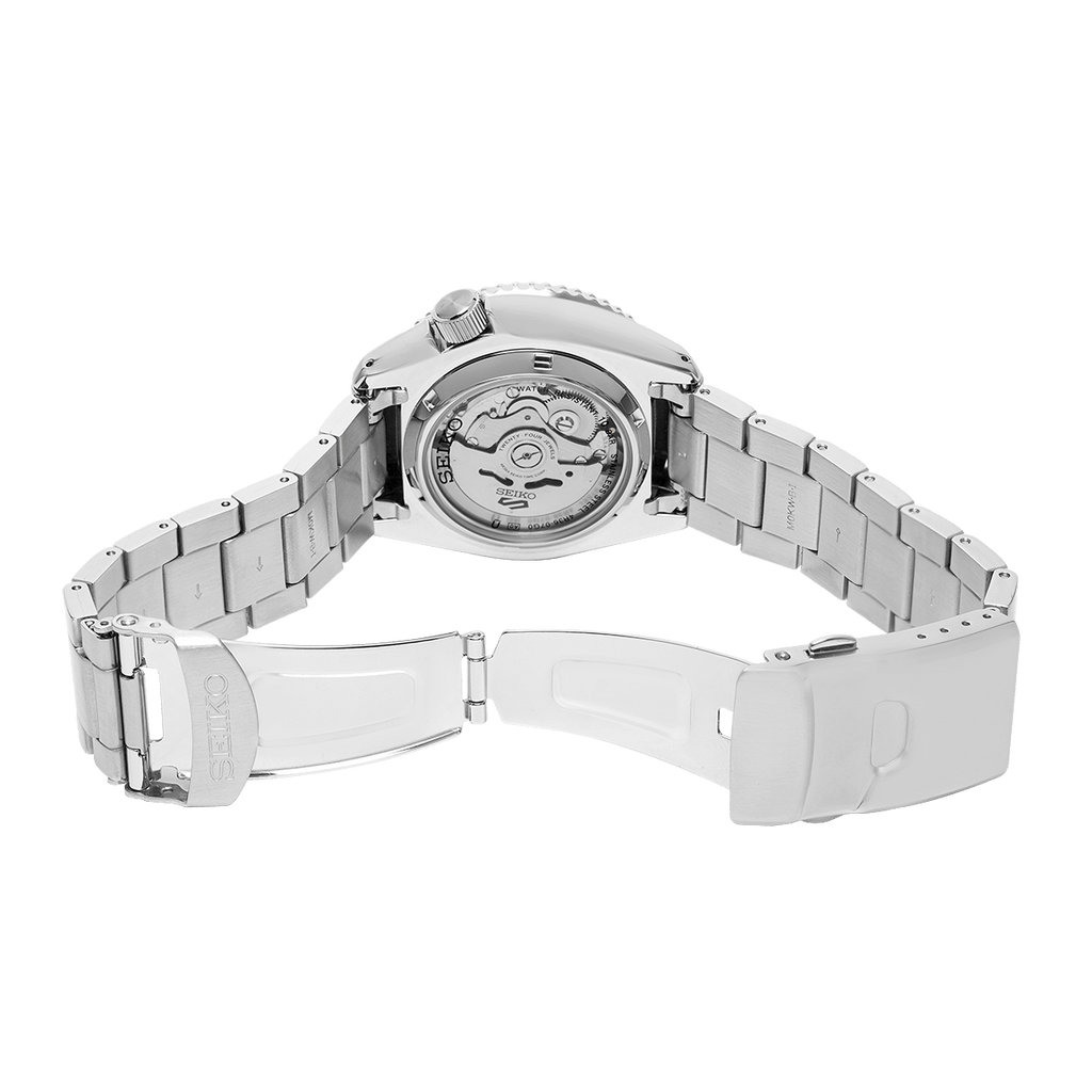 Seiko 5 Sports Automatic Men’s Watch SRPD59K1 | Orange Dial | Stainless Steel Bracelet