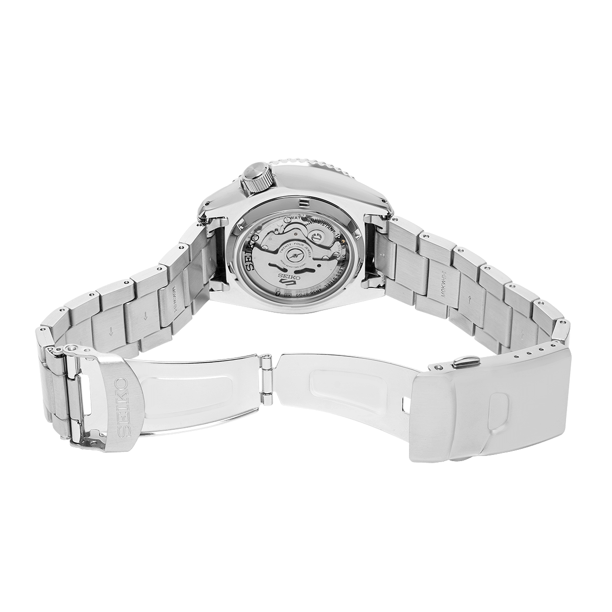 Seiko 5 Sports Automatic Men’s Watch SRPD59K1 | Orange Dial | Stainless Steel Bracelet