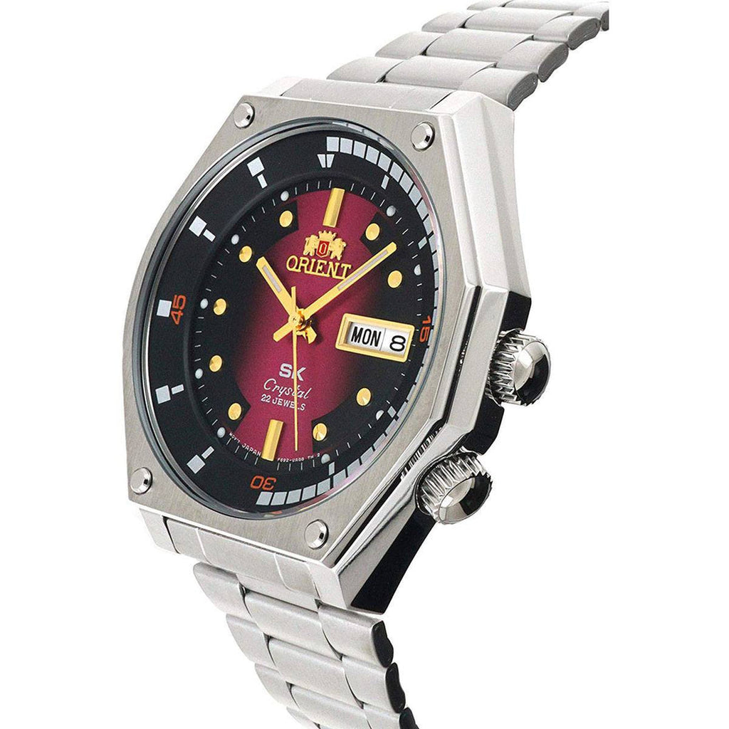 Orient Neo 70’s Revival RA-AA0B02R Automatic Men’s Watch Red Gradient Dial Stainless Steel Bracelet