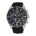 Seiko SSB347P1 Conceptual Sports Chronograph Men’s Quartz Watch 43.9mm Black Dial Black Rubber Strap