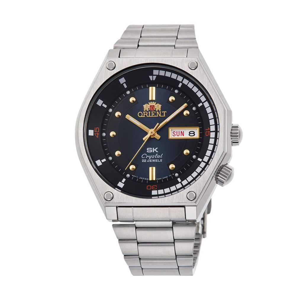 Orient Neo 70’s Revival RA-AA0B03 Automatic Men’s Watch Blue Dial Stainless Steel Bracelet