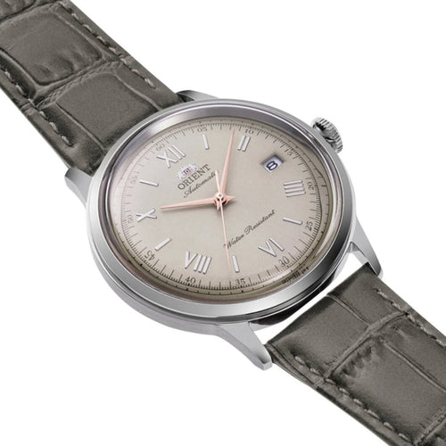 Orient Bambino Version 2 RA-AC0025N30B Automatic Men’s Watch Beige Dial Leather Strap