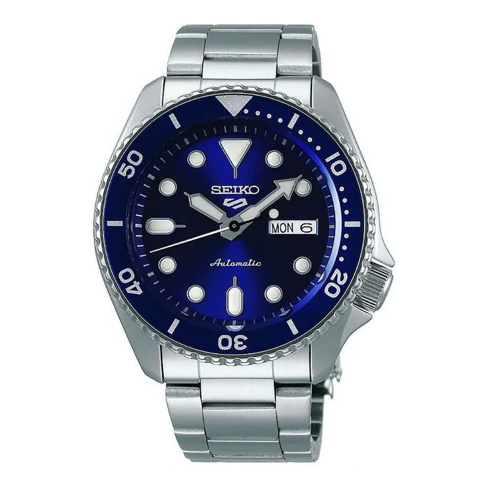 Seiko 5 Sports SRPD51K1 Automatic Men’s Watch | Blue Dial | Stainless Steel Bracelet | 42.5mm