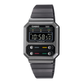 Casio Vintage A100WEGG-1ADF Digital Watch | Gunmetal Stainless Steel Bracelet | Unisex