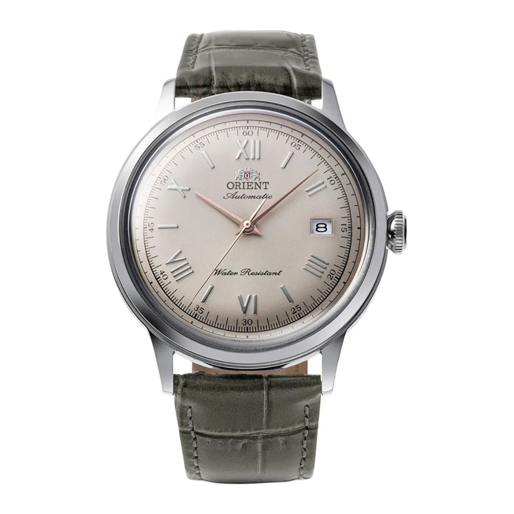 Orient Bambino Version 2 RA-AC0025N30B Automatic Men’s Watch Beige Dial Leather Strap