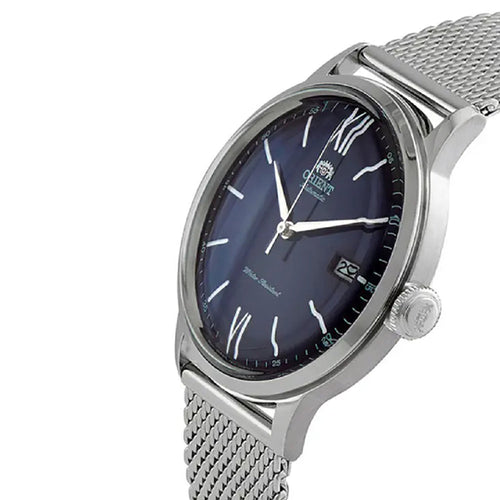Orient Classic RA-AC0019 Automatic Men’s Watch Blue Dial Stainless Steel Mesh Bracelet