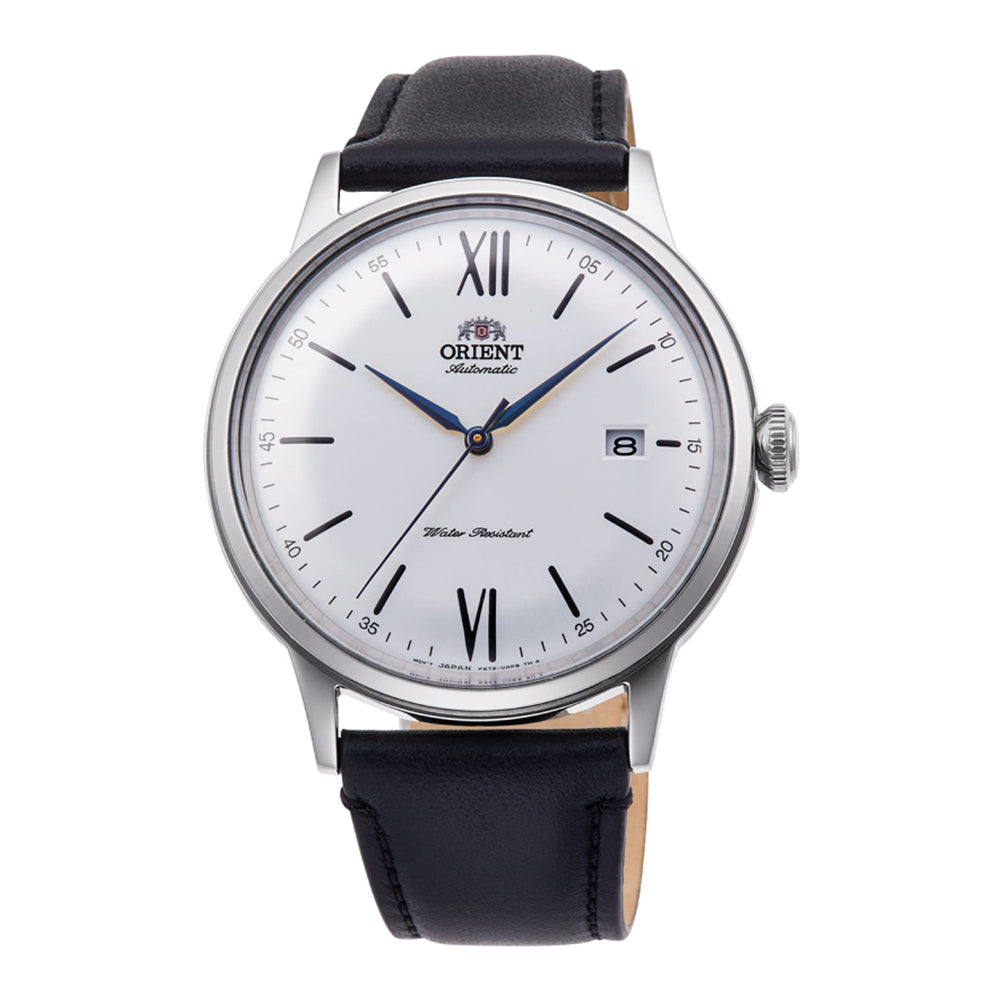 Orient Bambino RA-AC0022 Automatic Men’s Watch White Dial Black Leather Strap