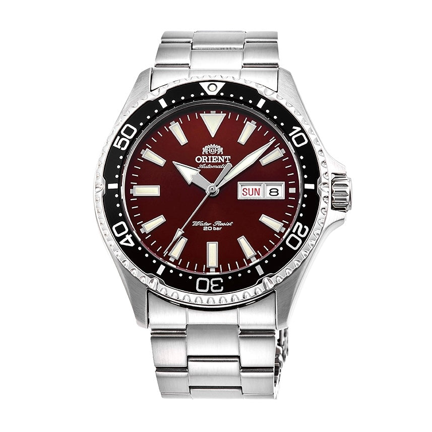 Orient Kamasu Automatic Men’s Dive Watch RA-AA0813R19B Red Dial Stainless Steel 41.8mm 200M