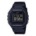 Casio W-218H-1BV Digital Men’s Watch | 50M Water Resistant | LED Illuminator | Stopwatch | Black Resin Strap
