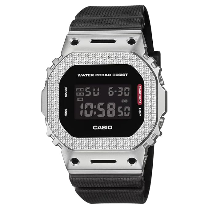 Casio G-SHOCK GM-5600M-1D Metal Bezel Digital Bio-Based Resin Unisex Watch