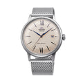 Orient Classic RA-AC0020 Automatic Men’s Watch White Dial Stainless Steel Mesh Bracelet