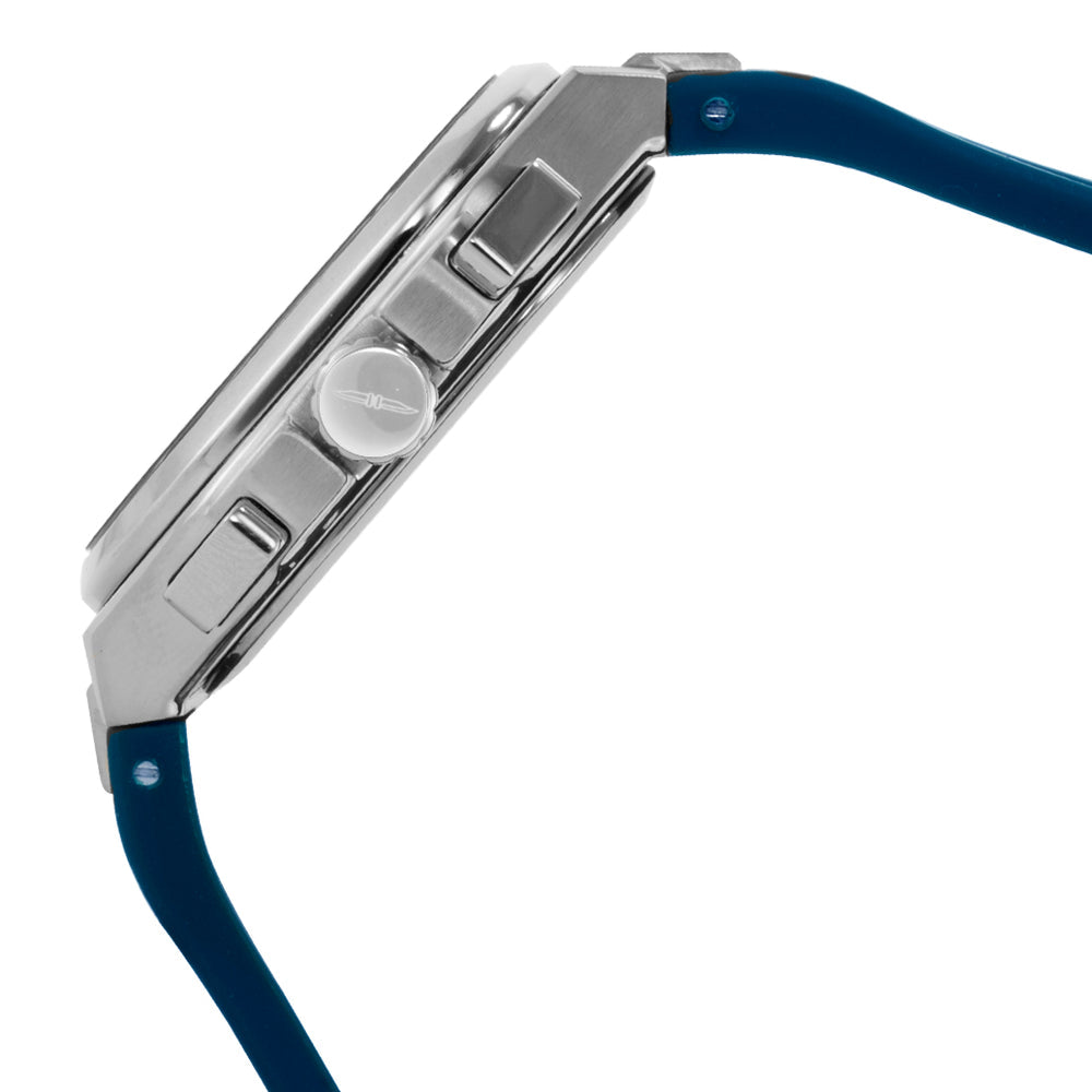 BLADE Glide Navy 3753G5SBB Men’s Multifunction Watch – Blue Dial, Stainless Steel Case & Silicone Strap