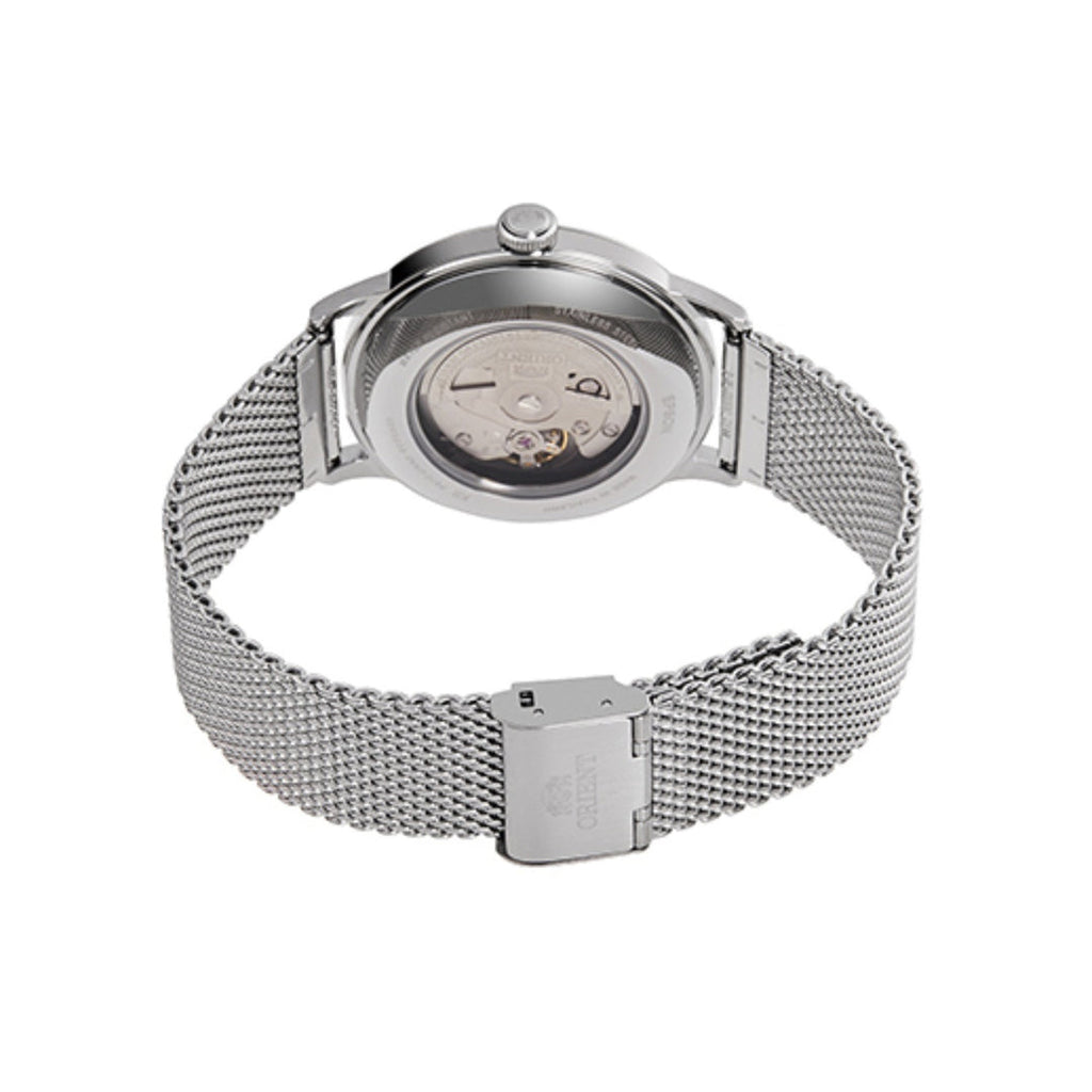 Orient Classic RA-AC0020 Automatic Men’s Watch White Dial Stainless Steel Mesh Bracelet