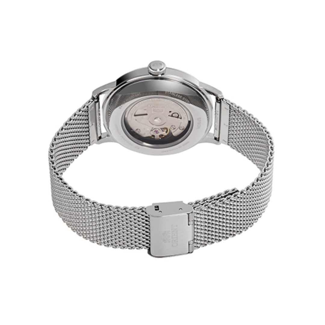 Orient Classic RA-AC0020 Automatic Men’s Watch White Dial Stainless Steel Mesh Bracelet