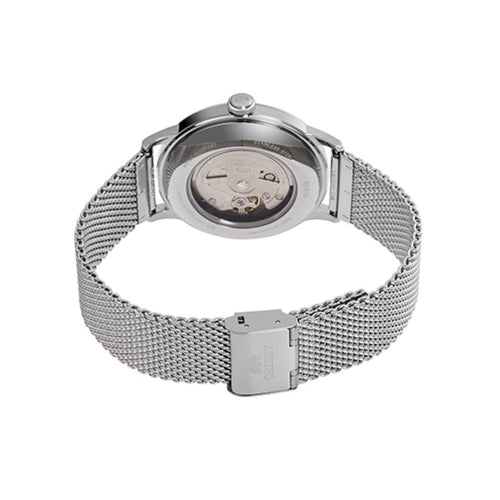 Orient Classic RA-AC0020 Automatic Men’s Watch White Dial Stainless Steel Mesh Bracelet