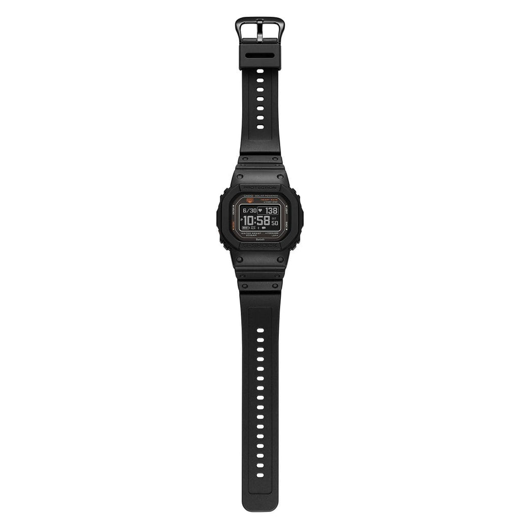 Casio G-SHOCK G-SQUAD DW-H5600-1 Digital Smart Fitness Watch | Black Resin Strap