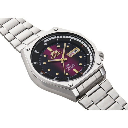 Orient Neo 70’s Revival RA-AA0B02R Automatic Men’s Watch Red Gradient Dial Stainless Steel Bracelet