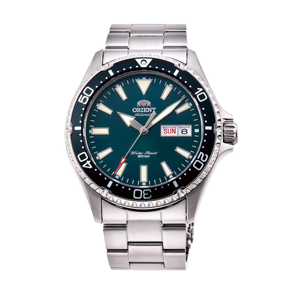 Orient Mako Automatic Diver Watch RA-AA0004E19B Green Dial Stainless Steel 41.8mm 200M
