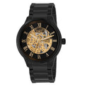 BLADE Sempre SS Noir 3703G2NNN Men’s Automatic Watch – Black Skeleton Dial, Black Stainless Steel Case & Bracelet