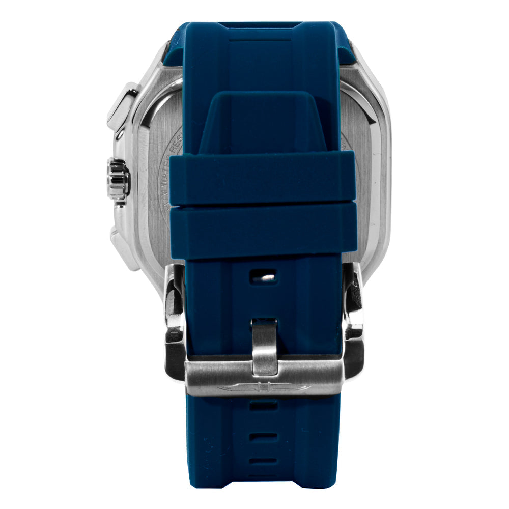 BLADE Glide Navy 3753G5SBB Men’s Multifunction Watch – Blue Dial, Stainless Steel Case & Silicone Strap