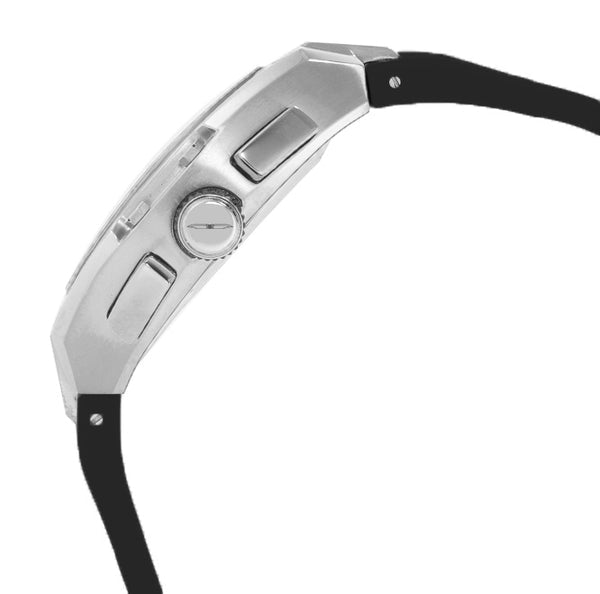 BLADE Magnifique Black 3652G5SNN Men’s Multifunction Watch – Black Dial, Silver Stainless Steel Case & Silicone Strap