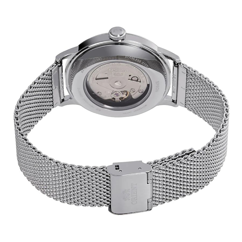 Orient Classic RA-AC0019 Automatic Men’s Watch Blue Dial Stainless Steel Mesh Bracelet