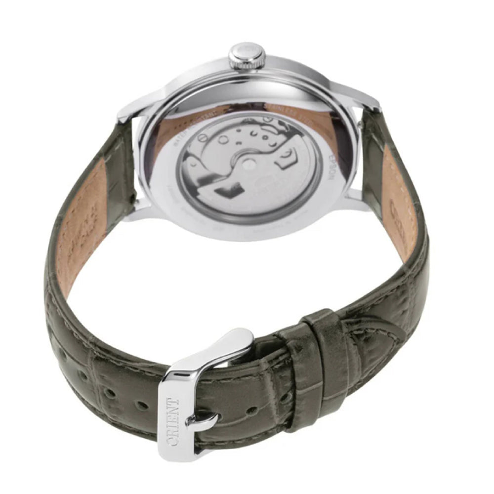 Orient Bambino Version 2 RA-AC0025N30B Automatic Men’s Watch Beige Dial Leather Strap
