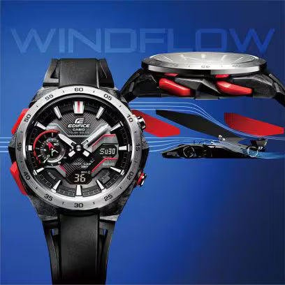 Casio Edifice ECB-2200P-1ADF Bluetooth Tough Solar WINDFLOW Men's Watch