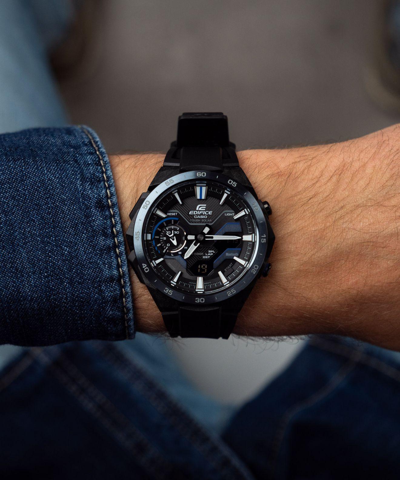 Casio Edifice ECB-2200PB-1ADF Bluetooth Tough Solar WINDFLOW Men's Watch