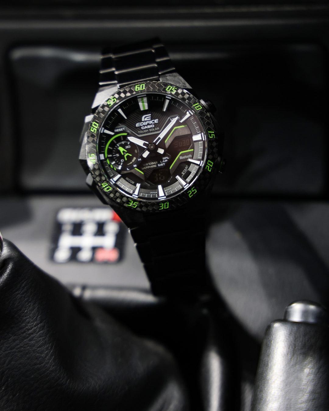 Casio Edifice ECB-2200RC-1A3 Bluetooth Tough Solar WINDFLOW Racing Colors Men's Watch