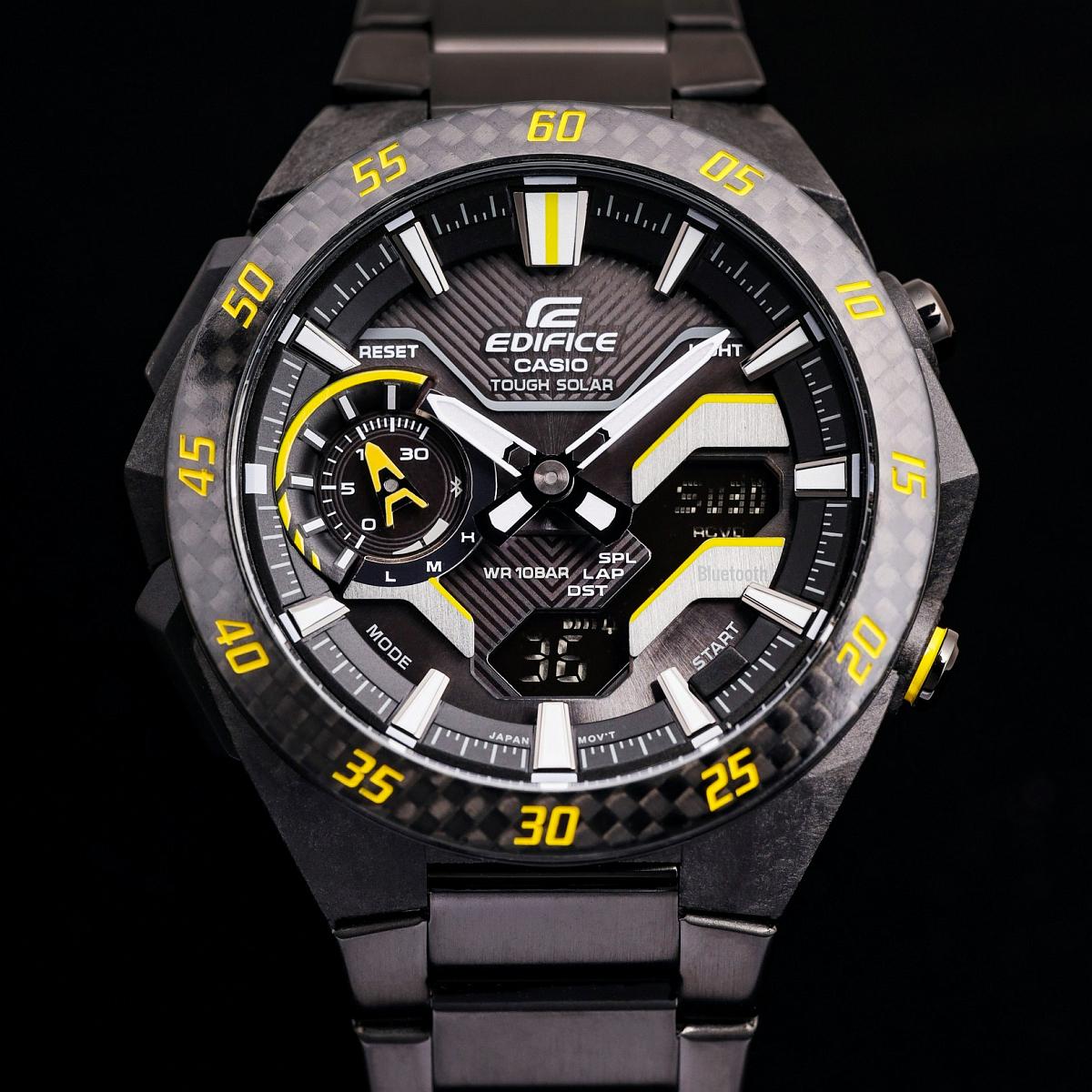 Casio Edifice ECB-2200RC-1A9 Bluetooth Tough Solar WINDFLOW Racing Colors Men's Watch