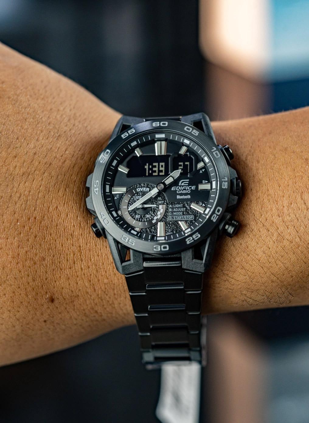 Casio Edifice ECB-40BK-1AUDF Bluetooth Smartphone Link Men's Watch