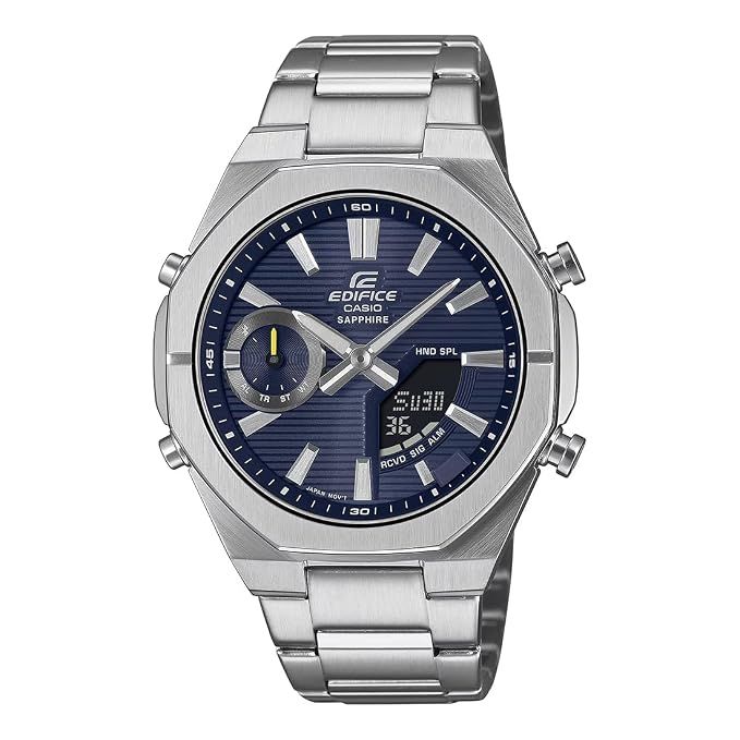 Casio Edifice ECB-S10D-2ADF Bluetooth Slim Men's Watch Blue Dial