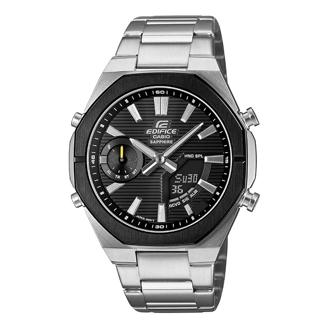 Casio Edifice ECB-S10DB-1ADF Bluetooth Slim Men's Watch Black Dial