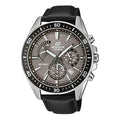 Casio Edifice EFR-552L-5AVUDF Light Brown Dial Black Genuine Leather Strap Analog Chronograph Men's Watch