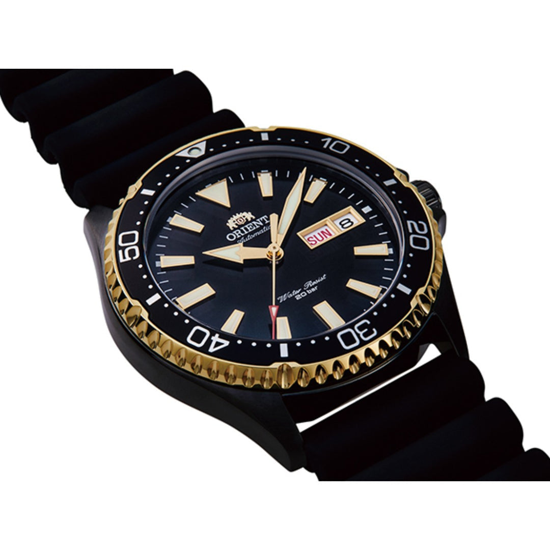 Orient Mako Automatic Diver Watch RA-AA0005B19B Black Dial Black Rubber Strap 41.8mm 200M