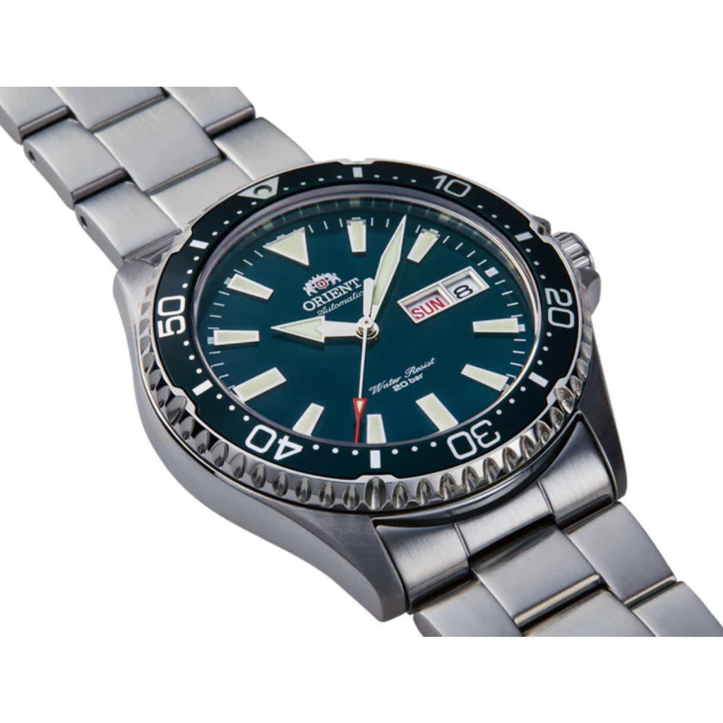 Orient Mako Automatic Diver Watch RA-AA0004E19B Green Dial Stainless Steel 41.8mm 200M