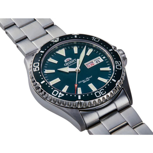 Orient Mako Automatic Diver Watch RA-AA0004E19B Green Dial Stainless Steel 41.8mm 200M