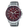 Casio Edifice EFR-526D-5CUDF Wine Red Dial Analog Chronograph Men's Watch