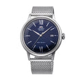 Orient Classic RA-AC0019 Automatic Men’s Watch Blue Dial Stainless Steel Mesh Bracelet