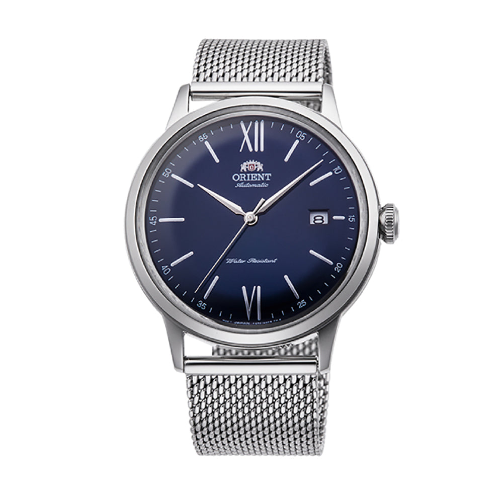 Orient Classic RA-AC0019 Automatic Men’s Watch Blue Dial Stainless Steel Mesh Bracelet