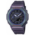 Casio G-SHOCK GA-2100AH-6A Aim High Purple Analog-Digital Carbon Core Guard Unisex Watch