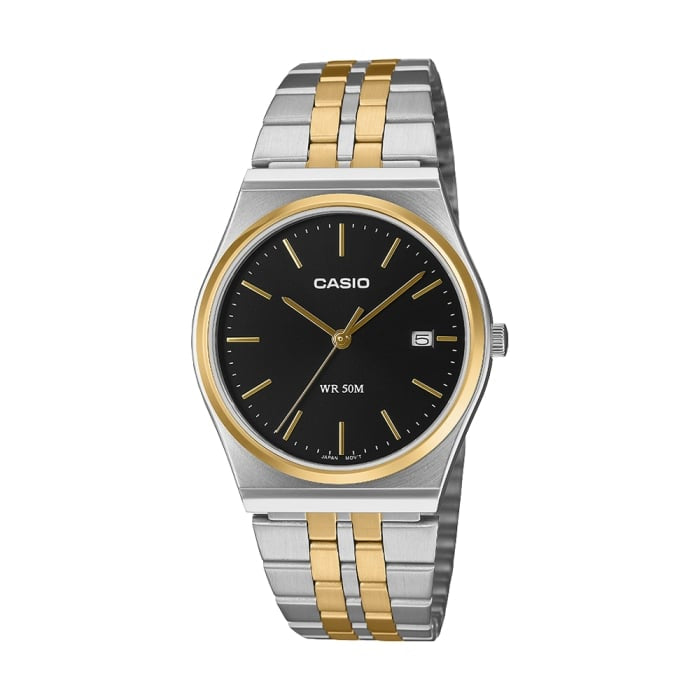 Casio Enticer MTP-B145SG-1AVDF Men’s Two-Tone Stainless Steel Analog Watch