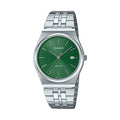 Casio MTP-B145D-3AV Standard Collection Men’s Analog Watch | Green Sunray Dial | Stainless Steel