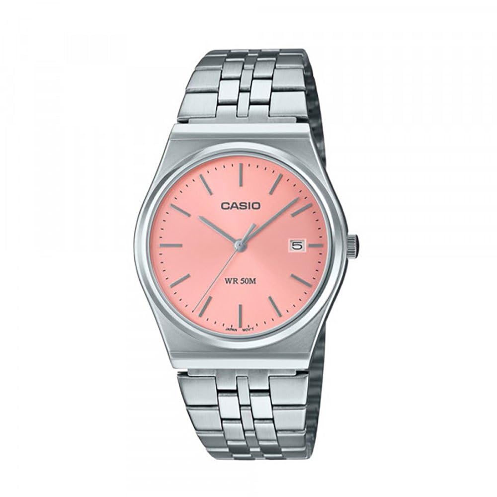 Casio MTP-B145D-3AV Standard Collection Men’s Analog Watch | Green Sunray Dial | Stainless Steel