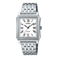 Casio MTP-B190D-7BVEF Standard Collection Men’s Analog Watch | White Dial | Stainless Steel | 50M Water Resistant