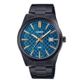 Casio MTP-VD03B-2AUDF Standard Collection Men’s Analog Watch | Blue Dial | Black Ion-Plated Stainless Steel | Date Display