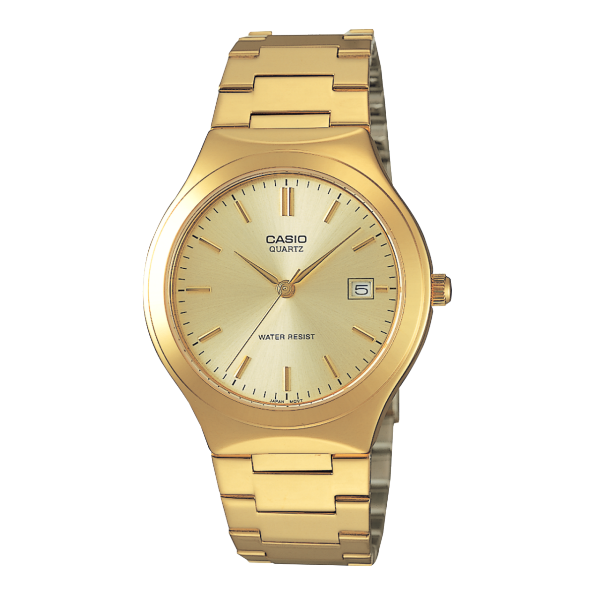 Casio MTP-1170N-9ARDF Standard Collection Men’s Analog Watch | Gold Sunray Dial | Gold Ion-Plated Stainless Steel | Date Display