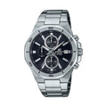 Casio Edifice EFV-640D-1AVUDF Standard Chronograph Men’s Watch | Black Dial | Stainless Steel | 100M Water Resistant